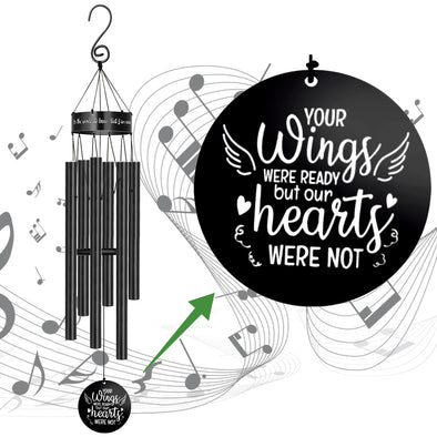 Your Wings were Ready My Heart was Not Memorial Wind Chime Loss of Loved Ones