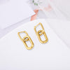 You are braver than you believe stronger than you seen and smarter than you think gold earrings