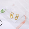 You are braver than you believe stronger than you seen and smarter than you think gold earrings