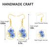 You are braver than you believe stronger than you seen and smarter than you think pressed flower earrings
