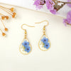 You are braver than you believe stronger than you seen and smarter than you think pressed flower earrings