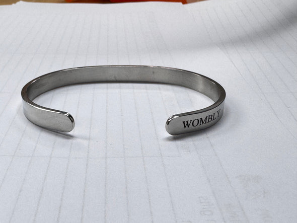 WOMBLY Stainless Steel Cuff Bracelets for Women