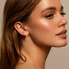 You are braver than you believe stronger than you seen and smarter than you think gold earrings