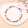 You are braver than you believe stronger than you seen and smarter than you think 4mm colorful imperial jasper stainless steel beads bracelets