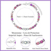You are braver than you believe stronger than you seen and smarter than you think 4mm colorful imperial jasper stainless steel beads bracelets
