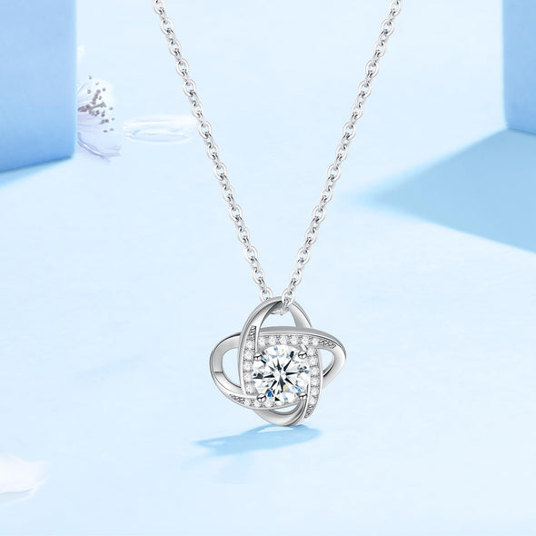 You are braver than you believe stronger than you seen and smarter than you think love knot necklace
