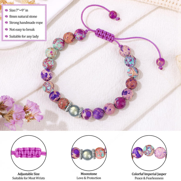 You are braver than you believe stronger than you seen and smarter than you think moonstone bracelet