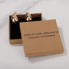 Difficult roads often lead to beautiful destinations Earrings for Friend Encouragement Gift Motivational Jewelry