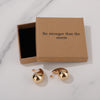 Be Stronger Than The Storm Earrings for Friend Encouragement Gift Motivational Jewelry