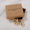 Be Stronger Than The Storm Earrings for Friend Encouragement Gift Motivational Jewelry