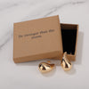 Be Stronger Than The Storm Earrings for Friend Encouragement Gift Motivational Jewelry