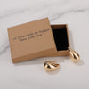 Let your faith be bigger than your fear Earrings for Friend Encouragement Gift Motivational Jewelry