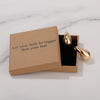 Let your faith be bigger than your fear Earrings for Friend Encouragement Gift Motivational Jewelry