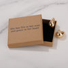 She has fire in her soul and grace in her heart Earrings for Friend Encouragement Gift Motivational Jewelry