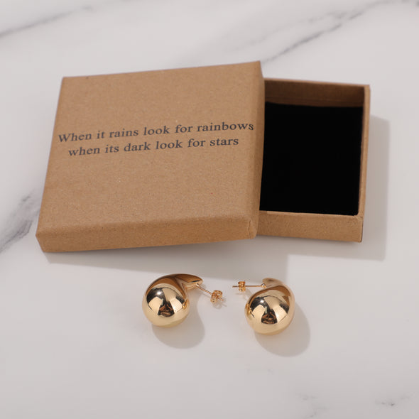 When it rains look for rainbows when its dark look for stars Earrings for Friend Encouragement Gift Motivational Jewelry