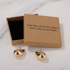 God has you in his arms I have you in my heart Earrings for Friend Encouragement Gift Motivational Jewelry