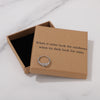 When it rains look for rainbows when its dark look for stars Ring for Friend Encouragement Gift Motivational Jewelry