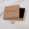 Difficult roads often lead to beautiful destinations Ring for Friend Encouragement Gift Motivational Jewelry