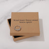 Kind heart fierce mind brave spirit Ring for Friend Encouragement Gift Motivational Jewelry
