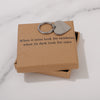 When it rains look for rainbows when its dark look for stars Keychain for Friend Encouragement Gift Motivational Jewelry