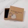 Be Stronger Than The Storm Keychain for Friend Encouragement Gift Motivational Jewelry
