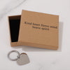 Kind heart fierce mind brave spirit Keychain for Friend Encouragement Gift Motivational Jewelry