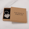 Your anxiety is lying to you Keychain for Friend Encouragement Gift Motivational Jewelry