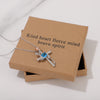 Kind heart fierce mind brave spirit Necklace for Friend Encouragement Gift Motivational Jewelry