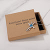 Kind heart fierce mind brave spirit Necklace for Friend Encouragement Gift Motivational Jewelry