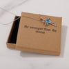 Be Stronger Than The Storm Necklace for Friend Encouragement Gift Motivational Jewelry