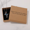 When it rains look for rainbows when its dark look for stars Necklace for Friend Encouragement Gift Motivational Jewelry