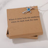 When it rains look for rainbows when its dark look for stars Necklace for Friend Encouragement Gift Motivational Jewelry