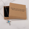 God has you in his arms I have you in my heart Necklace for Friend Encouragement Gift Motivational Jewelry