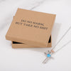 DO NO HARM BUT TAKE NO SHIT Necklace for Friend Encouragement Gift Motivational Jewelry