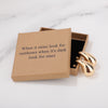 When it rains look for rainbows when its dark look for stars Earrings for Friend Encouragement Gift Motivational Jewelry