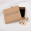 God has you in his arms I have you in my heart Earrings for Friend Encouragement Gift Motivational Jewelry