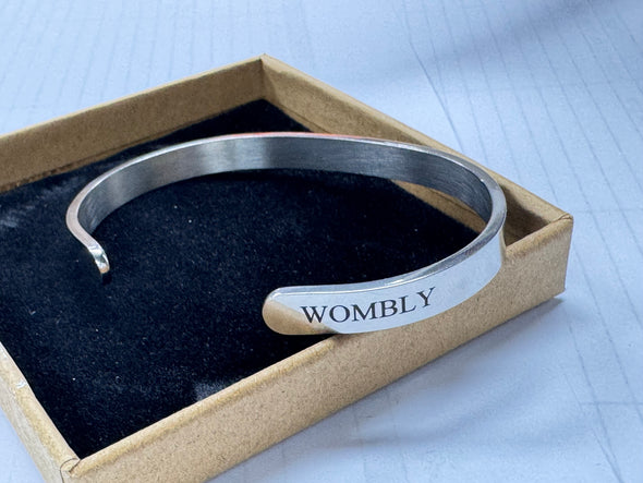 WOMBLY Stainless Steel Cuff Bracelets for Women