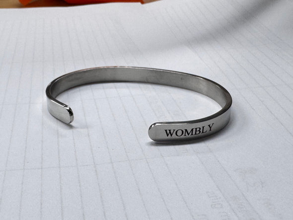 WOMBLY Stainless Steel Cuff Bracelets for Women