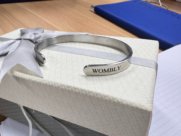 WOMBLY Stainless Steel Cuff Bracelets for Women