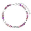 You are braver than you believe stronger than you seen and smarter than you think 4mm colorful imperial jasper stainless steel beads bracelets
