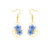You are braver than you believe stronger than you seen and smarter than you think pressed flower earrings