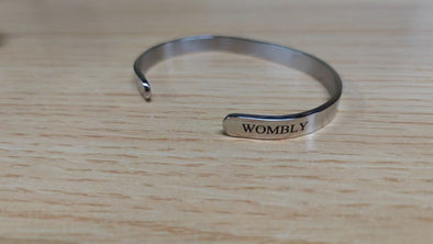 WOMBLY Stainless Steel Cuff Bracelets for Women