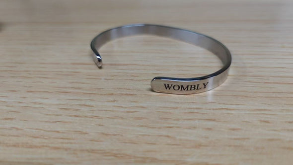 WOMBLY Stainless Steel Cuff Bracelets for Women