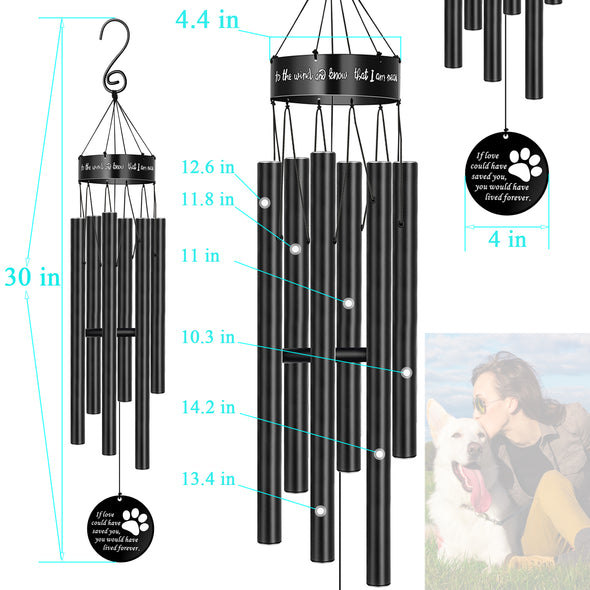 Pet Loss Memorial Wind Chime, If Love Could Have Saved You, Loss of Beloved Pet