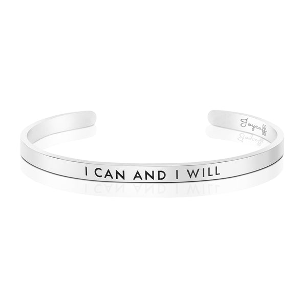 I Can and I Will Mantra Bracelet