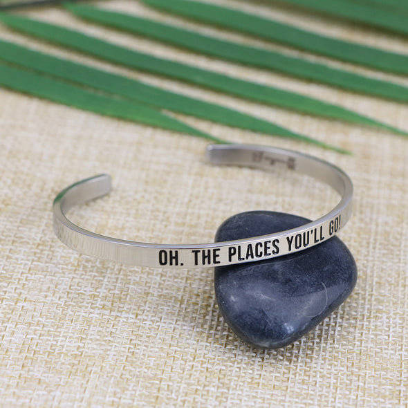 Oh The Places You'll Go Mantra Jewelry