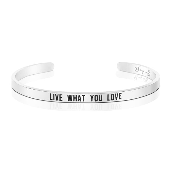 Live What You Love Mantra Bracelet