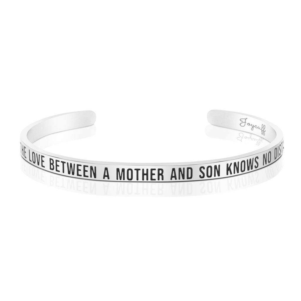 The love between a mother and son is forever on sale bracelet