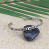 The love between a Mother and Son Knows No distance Mantra Bracelet 