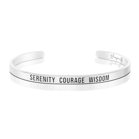 Courage Serenity Wisdom Mantra Bracelet